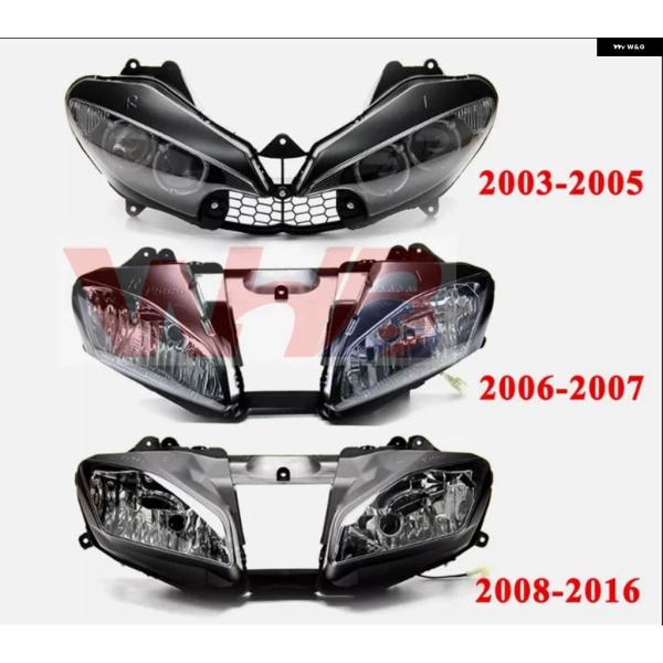 並行輸入品オートバイ ヘッドライト アセンブリ ヤマハ YZF-R6 YZF 600 R6 2003...