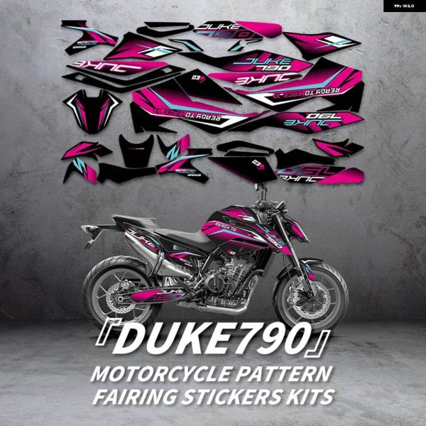 【並行輸入品】KTM DUKE 790 パターン調 ステッカー キット オートバイ アクセサリー 装...