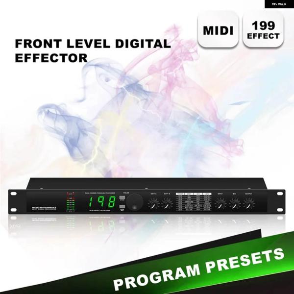 並行輸入品プロフェッショナルデジタルリバーブマルチエフェクトDSPプロセッサー オーディオ プロセッ...