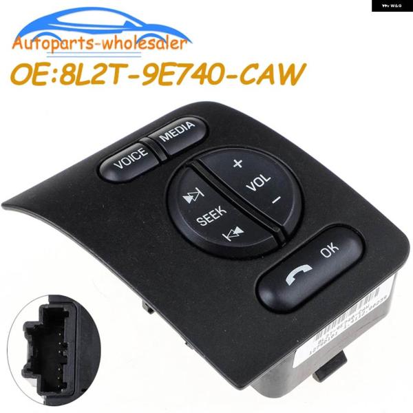 【並行輸入品】ステアリングホイール ボリューム シーク ボイス メディア スイッチ ボタン 8L2T...
