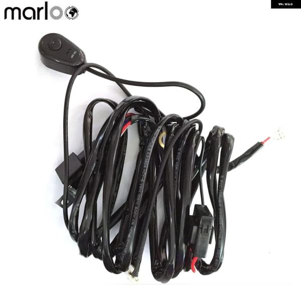 並行輸入品 車用オフロード LED ライトバー LED ワーク フォグライト 配線 ハーネス キット...