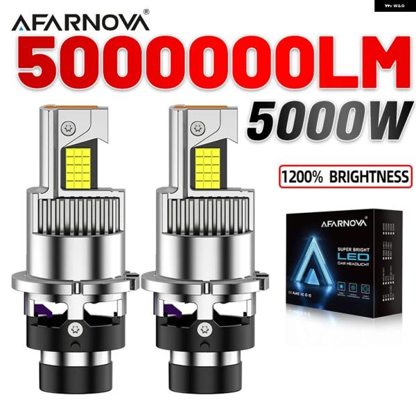 並行輸入品 5000W D2S D2R D4S D4R LED 車ヘッドライト CANBUS バルブ...