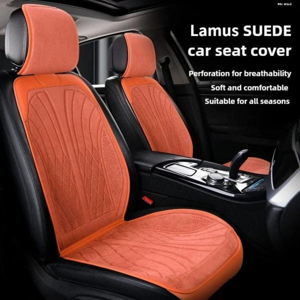 並行輸入品 スエードレザー製カーシートマット四季対応シート カバー フルセットシートカーシート クッ...