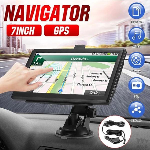 GPSタッチスクリーン GPSナビゲーター トラック サンバイザー シガレット 8GB-128MB ...