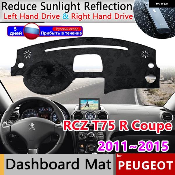 並行輸入品ダッシュボード カバー ダッシュボード マット カーペット プジョー 308RCZ T75...