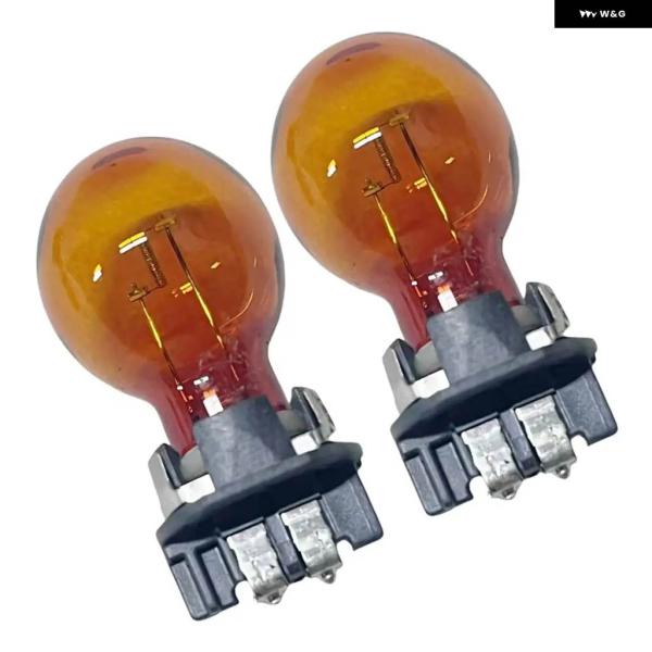 並行輸入品2個 丸型ヘッド PWY24W 12V 24W ハロゲン ターン インジケーター バルブ ...