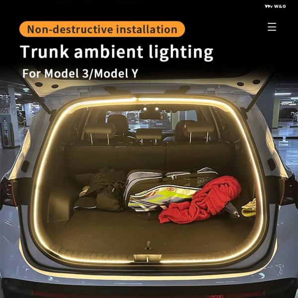 並行輸入品リア トランク ライト テスラ モデル3 モデルY 2021-23 高輝度LEDシリコンラ...