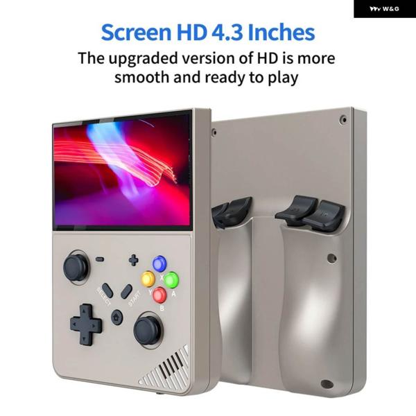 並行輸入品 R43 PRO ハンドヘルドゲーム コンソール 128G 4.3インチ 3Dホーム 4K...