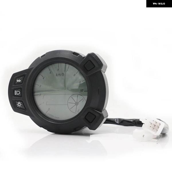 並行輸入品 10000RMP LCD オートバイ 計器 7色 バイク スピード メーター タコメータ...