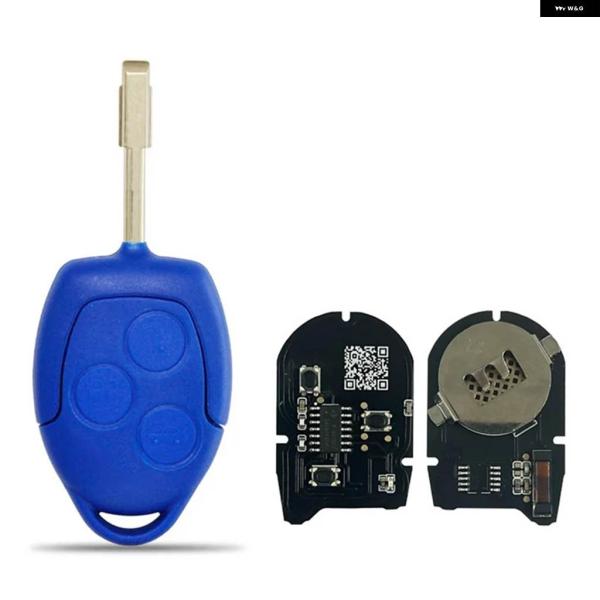 並行輸入品3 ボタン スマートキー 433MHZ 4D63チップ 6C1T-15K601-AG フォ...