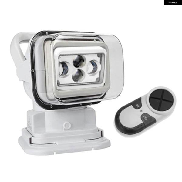 並行輸入品LEDサーチライト 7インチ 50W / 60W リモコン 360度回転 スポットライト ...