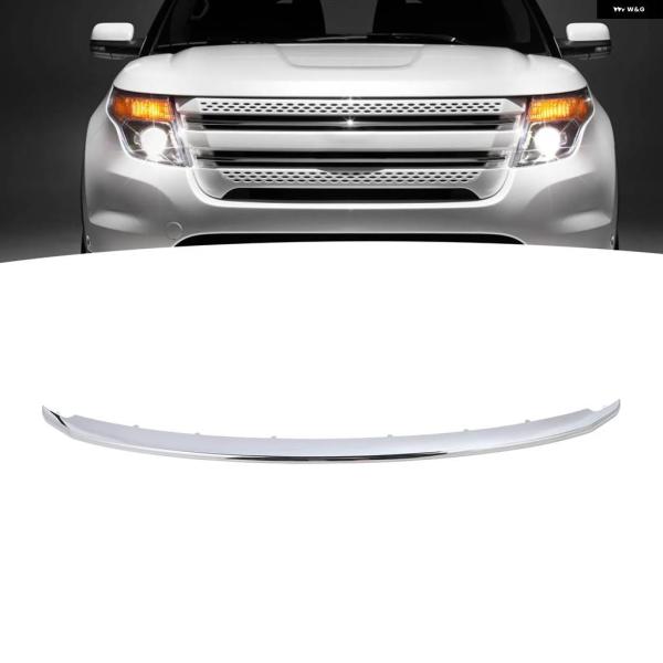 並行輸入品クロームフロント グリル アッパー トリム BB5Z 8200 AA 光沢フロント グリル...