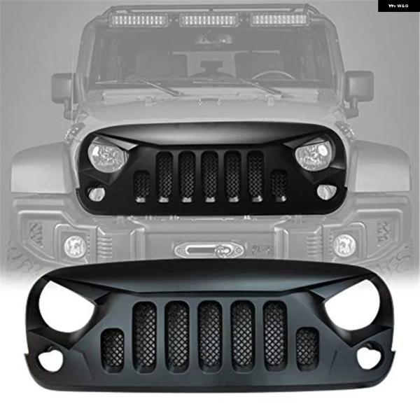 並行輸入品 ジープ ラングラー JK JKU ルビコン サハラ スポーツ用 フロント グリル メッシ...