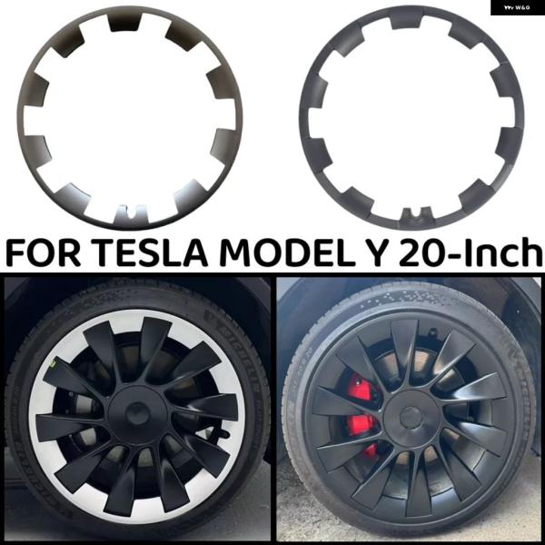 並行輸入品 テスラ モデルY用 20/21インチホイール カバー 高性能ホイールハブリング フルリム...