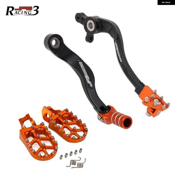 並行輸入品CNC フットペグ レスト フットレスト ブレーキ シフター シフト ペダル レバー KT...