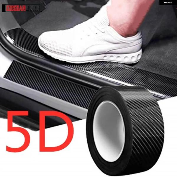 並行輸入品 5Dカーボンカー ステッカー ドアシル バンパー ラップフィルム シボレー スパーク ク...