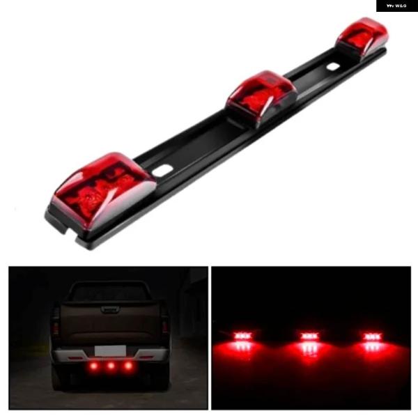 並行輸入品 12V 車用 テールライト DRL LED バー レッド ブレーキ ウィンカー ライト ...