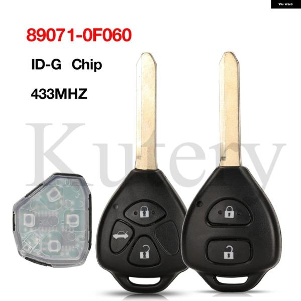 並行輸入品 89071-0F060 433MHZ ID-Gチップ搭載スマートリモートカーキー トヨタ...