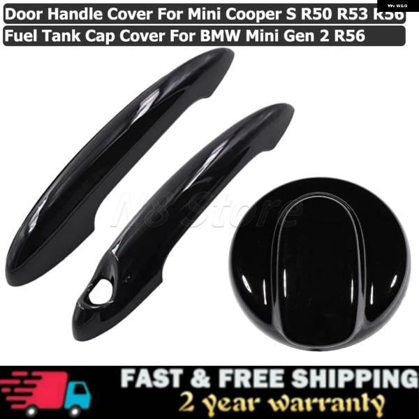 並行輸入品 2個ABS ドアハンドル カバー MINI COOPER S R50 R53 R56 1...