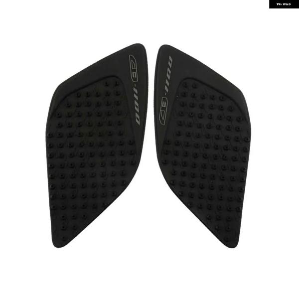 並行輸入品 オートバイ ラバートラクション パッド タンク グリップ ニーフューエルサイド グリップ...