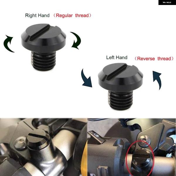 並行輸入品 2個 M10 オートバイ ミラー ホールプラグスクリューボルト ZX25R TMAX 5...