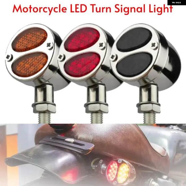 並行輸入品 オートバイ ウィンカー LED ウィンカー ウインカー アンバー インジケーター ライト...