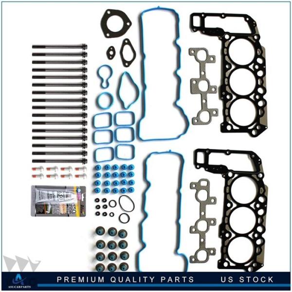 2005-2012 ジープ/ダッジ/三菱 3.7L V6 MLS ヘッドガスケットセット / ボルト