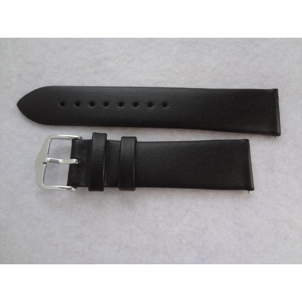 腕時計バンド  20mm HIRSCH Tronto トロント レザーベルト  黒 黒色 ヒルシュ