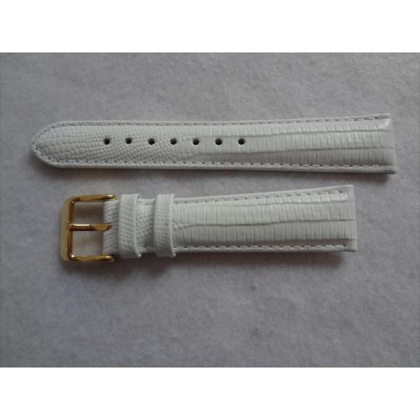 Debeer Tejuリザード型押し イタリアン カーフスキン 19mm腕時計バンド レザーベルト ...