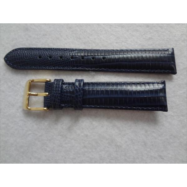 deBeer Tejuリザード型押し イタリアン カーフスキン 18mm 腕時計バンド レザーベルト...