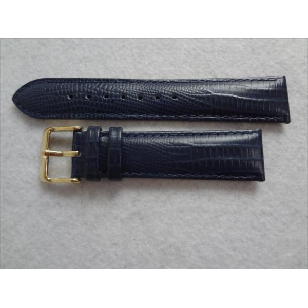 deBeer Tejuリザード型押し イタリアン カーフスキン 20mm 腕時計バンド レザーベルト...