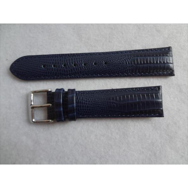 deBeer Tejuリザード型押し イタリアン カーフスキン 20mm 腕時計バンド レザーベルト...