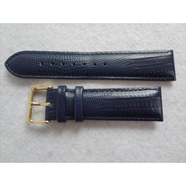 deBeer Tejuリザード型押し イタリアン カーフスキン 22mm 腕時計バンド レザーベルト...