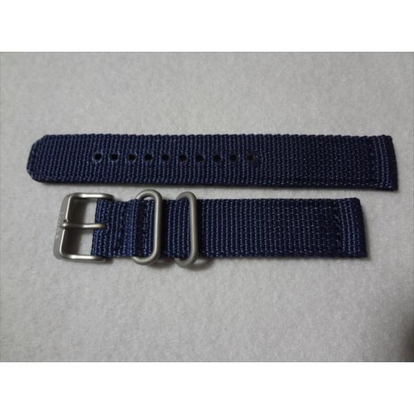 Seiko 純正 ベルト SNK807 7S26-02J0 用 18mm ナイロン 腕時計 バンド ...