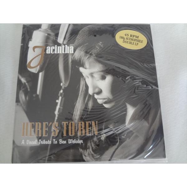 180g 2枚組 LP ジャシンタJacintha/Here's to Ben: Ben Webst...