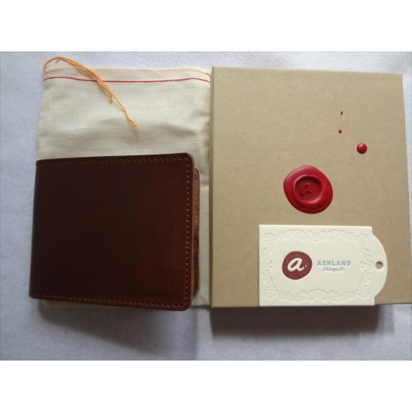 Ashland ホーウィン Horween コードバン 財布 茶(color:#4 Reverse ...