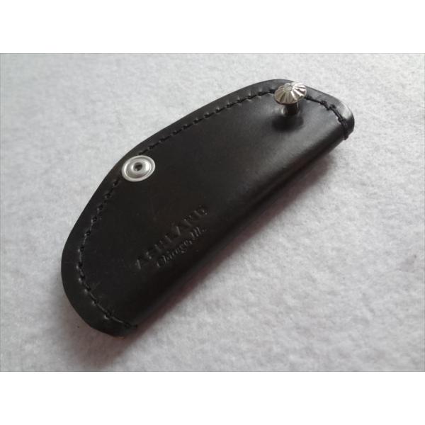 Ashland ホーウィン Horween キーケース  Black Marbled Shell C...