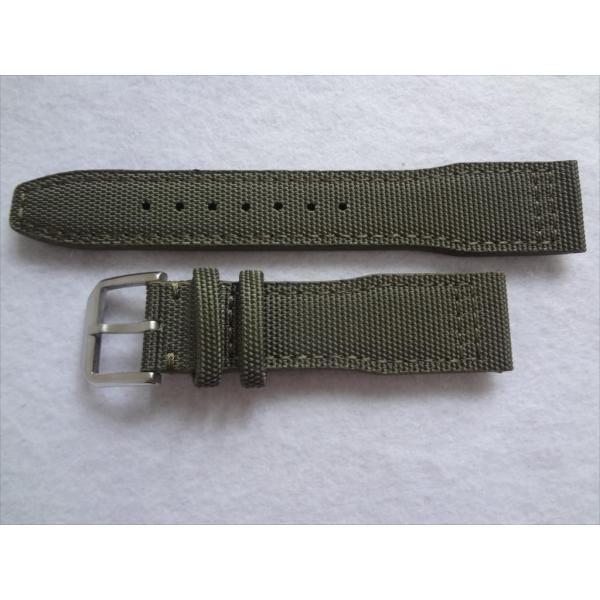 IWC ビッグパイロット BIg PILOT用 腕時計ベルト 21mm バンド 緑色 緑 グリーン