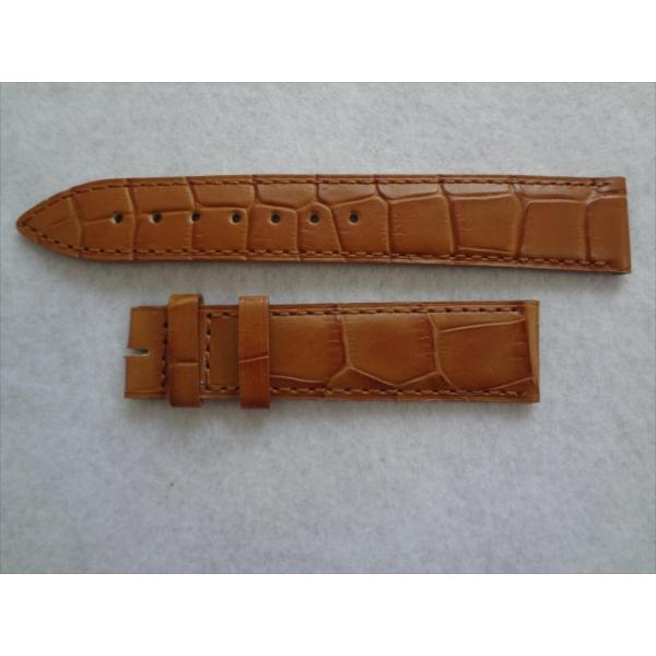 Longines 純正 レザーベルト 18mm 腕時計バンド 茶 茶色 ブラウン ロンジン