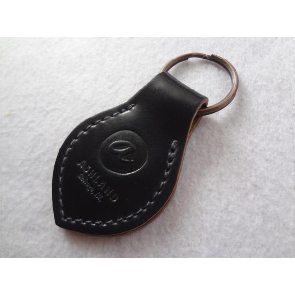 Ashland ホーウィン シェル コードバン Key Fob キーホルダー Intense Blu...
