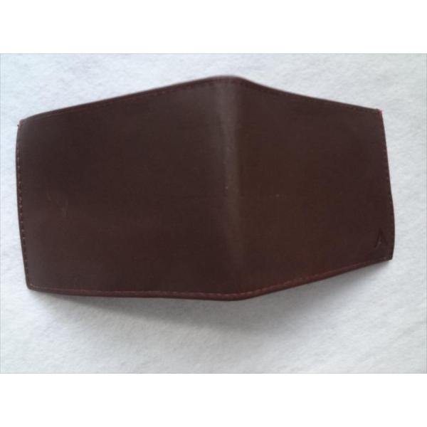 ALL-ETT 極薄財布 カード 札入れ Leather Sport Wallet 茶色  レザー ...