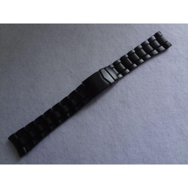 Traser 純正 22mm P6504用 ステンレスバンド 黒 腕時計ベルト