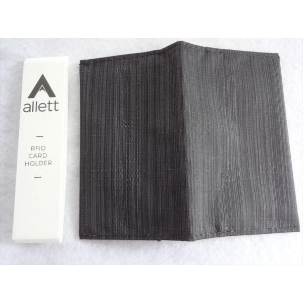 ALL-ETT 極薄 RFID Card Holder 黒 黒色 カード ホルダー アメリカ製 ウォ...