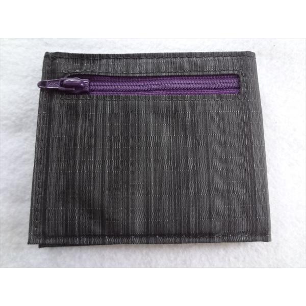 ALL-ETT 極薄財布 小銭 カード 札入れ Nylon Small Coin Wallet 黒/...