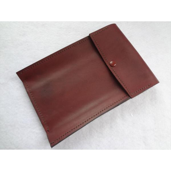 レザー 本革 ケース トランペット フレンチホルン マウスピース ポーチ小物 入れ 茶色 茶 ブラウ...