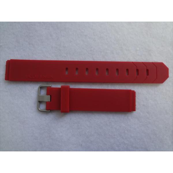 Jacob Jensen ヤコブ・イェンセン 純正バンド JJ751 用 ラバーベルト 赤