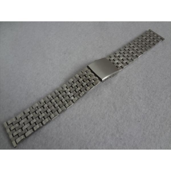 Bear 腕時計バンド 22mm ステンレスベルト 7連 艶消し/ポリッシュ シルバー色 Elega...