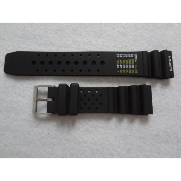 腕時計バンド Citizenのプロマスター Promaster に対応 22mm 時計ベルト 黒