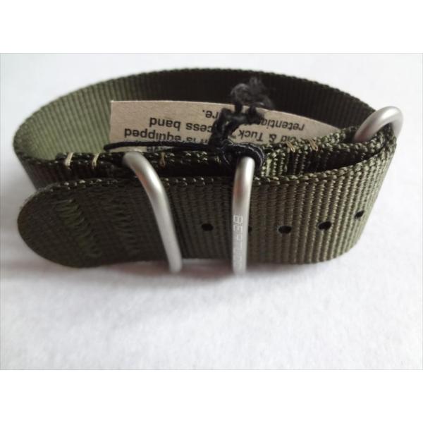 BERTUCCIベルトゥッチ腕時計ベルトNATOタイプ22mmバンドOlive オリーブ