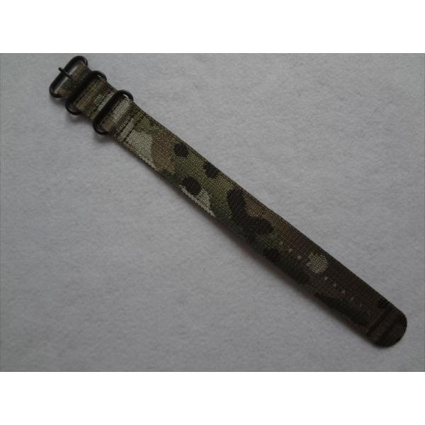 BERTUCCIベルトゥッチ腕時計バンドNATOタイプベルト26mm 迷彩 カモフラ/黒バックル M...